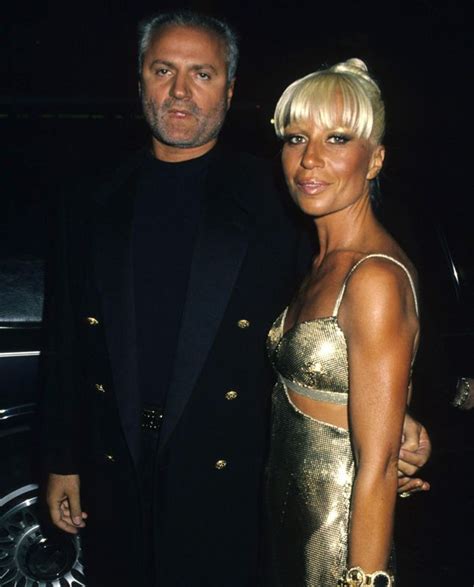 donatella versace de joven|donatella versace pareja.